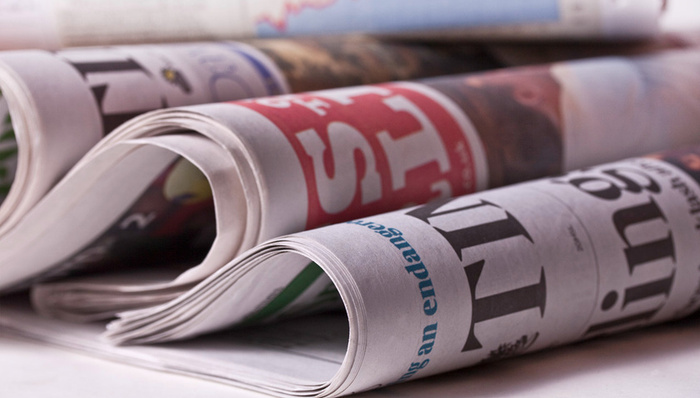 美国,报纸,新冠