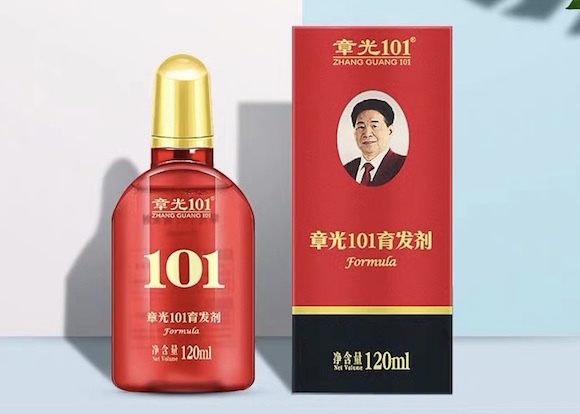 消费者报告|两批次章光101育发液含禁用成分