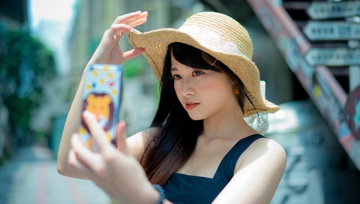 镜子,视频,颜值