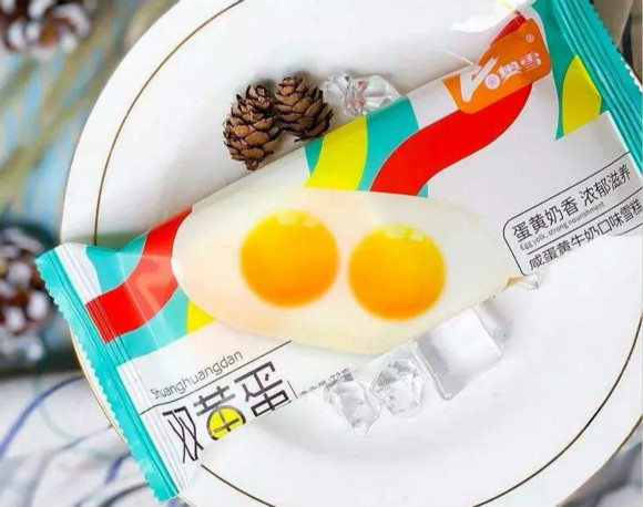 奥雪,双黄蛋雪糕