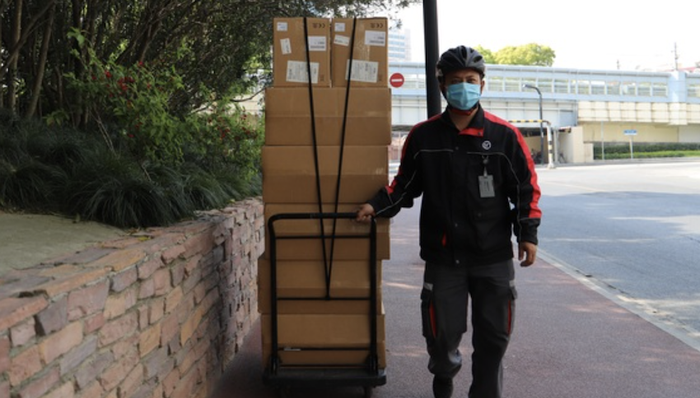 新冠肺炎，快递，速运，新时代奋斗者