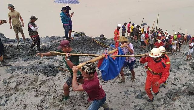 缅甸翡翠矿区塌方致162人遇难，为该国史上最严重矿难