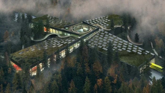 在挪威这片远离喧嚣的森林里，即将建成一家“世界上最环保的家居工厂”