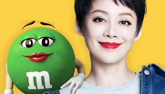 官方玩梗：因为和宁静撞脸，M&M’s巧克力豆马上请她来代言