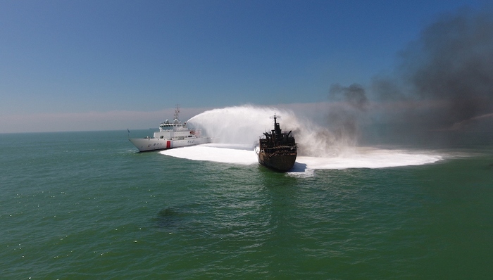 两船碰撞事故，消防，海上搜救