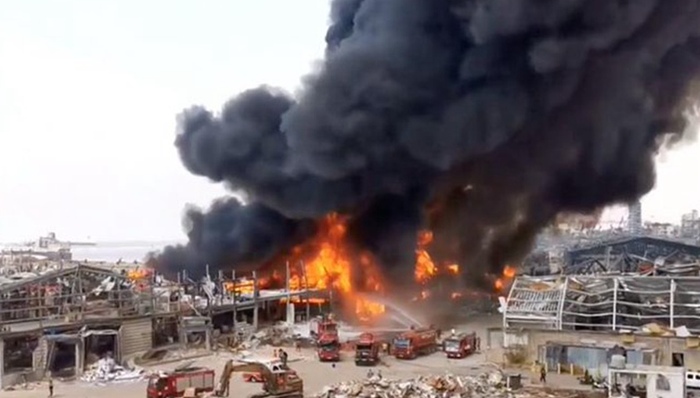 黎巴嫩,贝鲁特,火灾