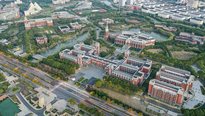 上海松江，松江大学城