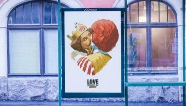 握手言和？汉堡王强吻麦当劳