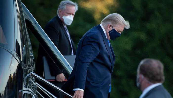 特朗普,确诊,治疗,检测,症状,共和党,辩论,大法官