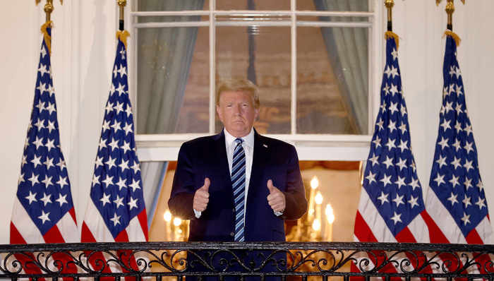 特朗普出院回白宫立马摘口罩，福奇警告病情可能“逆转”