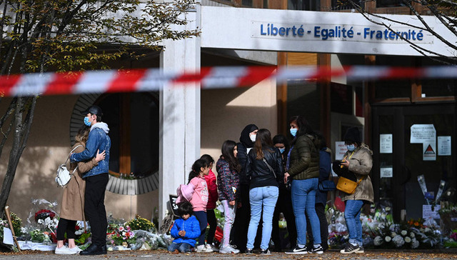 法国,老师,斩首