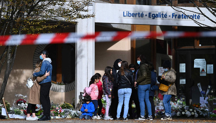 法国,老师,斩首