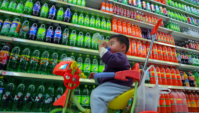 可口可乐,百事可乐,碳酸饮料