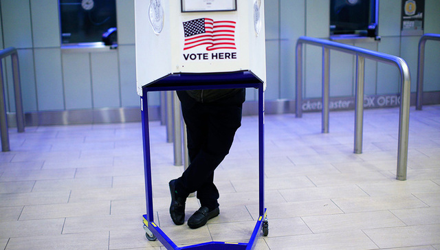 【图集】投票的美国人