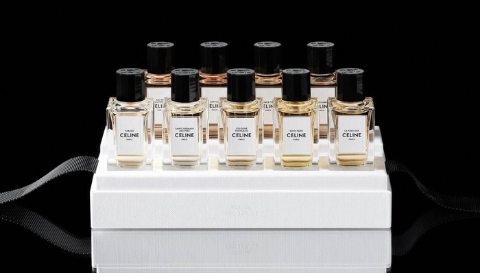 【是日美好事物】CELINE迷你香水再现极简美学，巴黎水印上村上隆太阳花