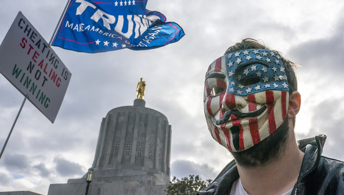 美国大选,抗议,特朗普,民主党,共和党