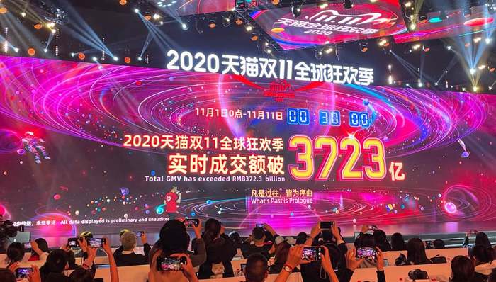 快看 | 2020天猫双11成交额破3723亿