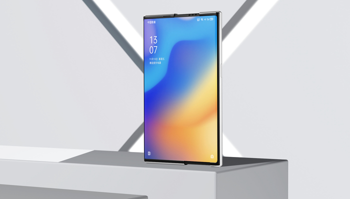 快看丨OPPO发布卷轴屏概念手机，屏幕大小可滑动调节