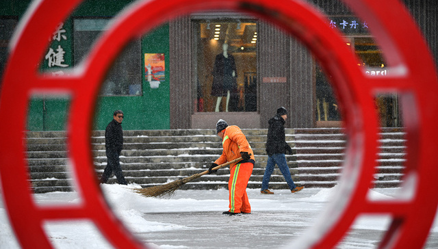 【图集】一秒入冬，北方多地降雪
