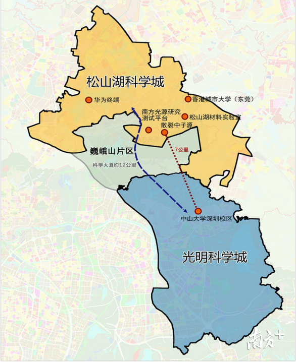 松山湖科学城纳入大湾区综合性国家科学中心先行启动区。