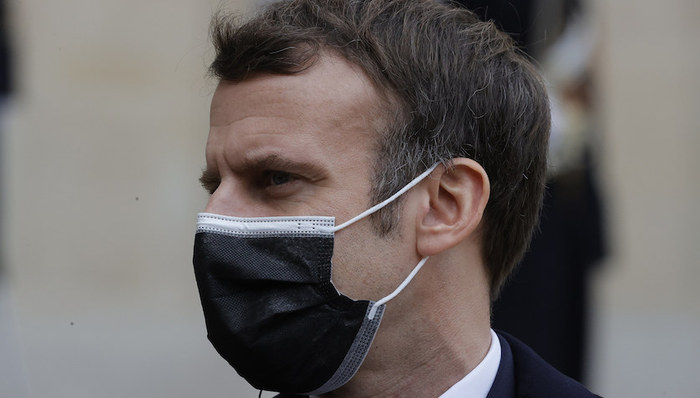 马克龙,确诊,隔离,接触,疫苗,封锁