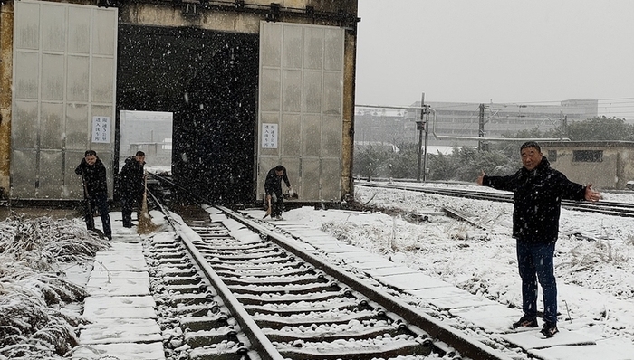 寒潮,铁路