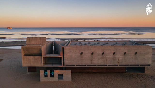 在冰寒的海边，和电影一起跨年