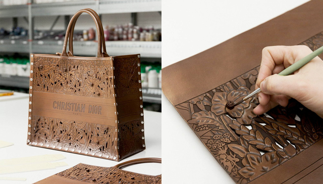 【是日美好事物】皮革雕刻版Dior托特包，雪松橙香味的Aesop护唇膏