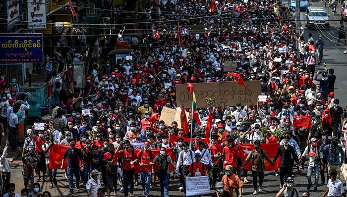 缅甸,仰光,昂山素季