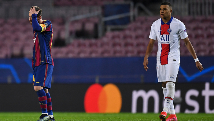 诺坎普再遭溃败，姆巴佩“帽子戏法”让梅西回望22岁