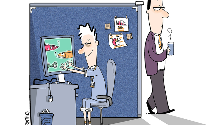 上班太累只想“摸鱼”，近半数打工人每日偷闲在一小时内