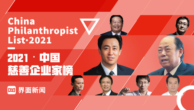 界面新闻发布2021中国慈善企业家榜：恒大集团许家印连续四年蝉联中国首善