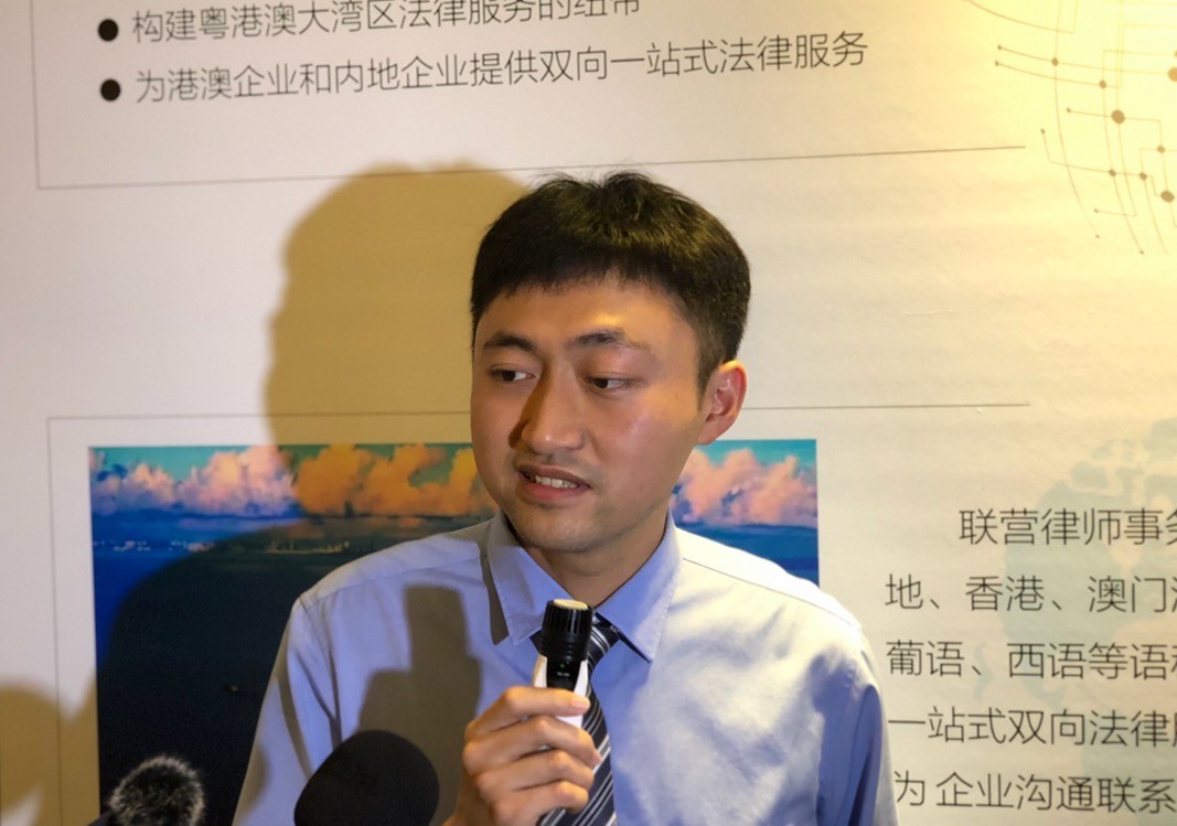 澳门青年张思远。 澎湃新闻记者 汤琪 图