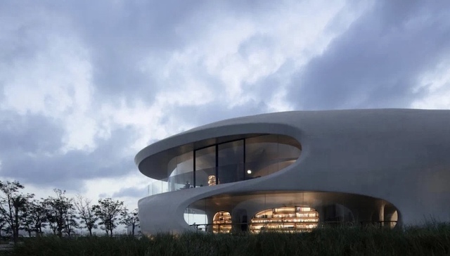 MAD设计的海口云洞图书馆开幕，想用阅读与建筑打开一个世界