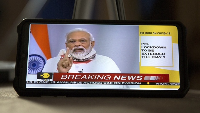 莫迪,印度,新冠