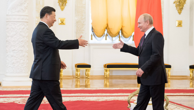 元首,中俄睦邻友好合作条约,周啸天,融合平台,中俄双方,世界反法西斯战争,大国关系,大国外交,引领作