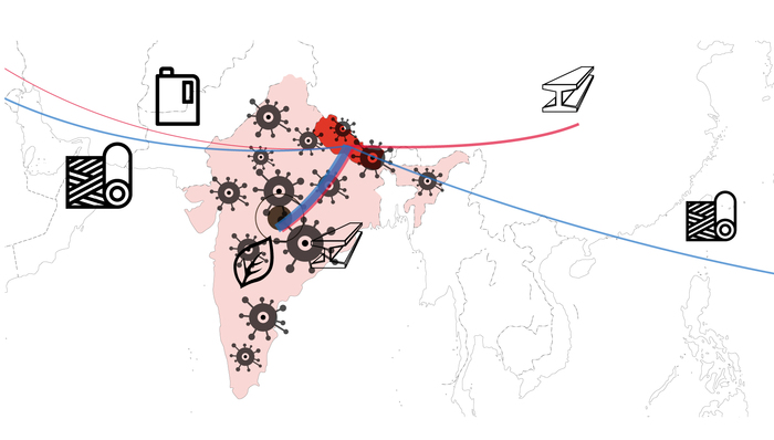 印度,图解,疫情发布,尼泊尔