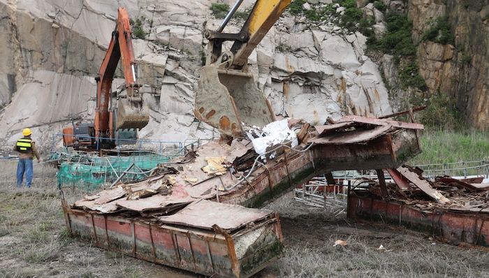 首批，“三无”船舶,洋山深水港,大洋山岛,集中拆解,专项整治行动