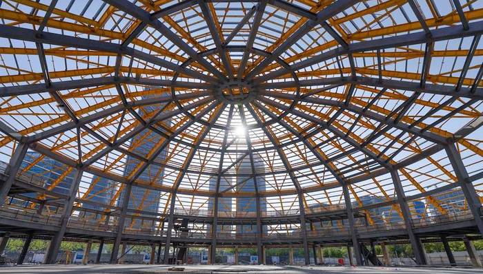 中国上海国际艺术节中心,编舞家,沈伟,浸入式艺术现场,融,在徐汇,西岸,穹顶艺术中心,首演,上海西岸