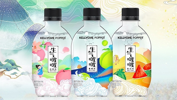 王一博,宗馥莉,气泡水,啵啵气泡水