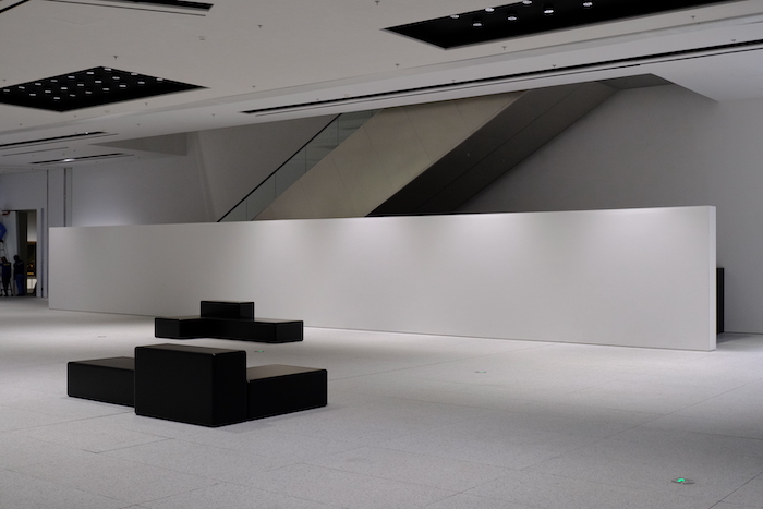 布置中的展区。摄影：李馨婷