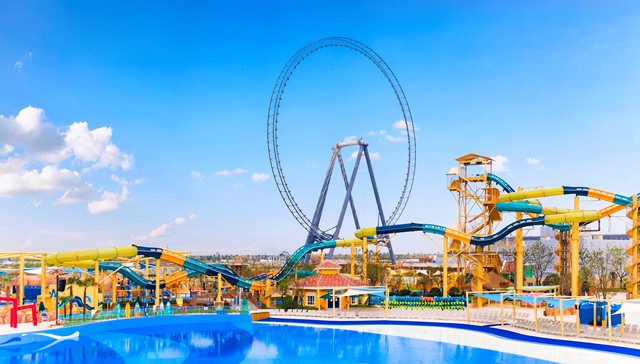 又一家高规格的水世界开业了，就在杭州湾融创文旅城