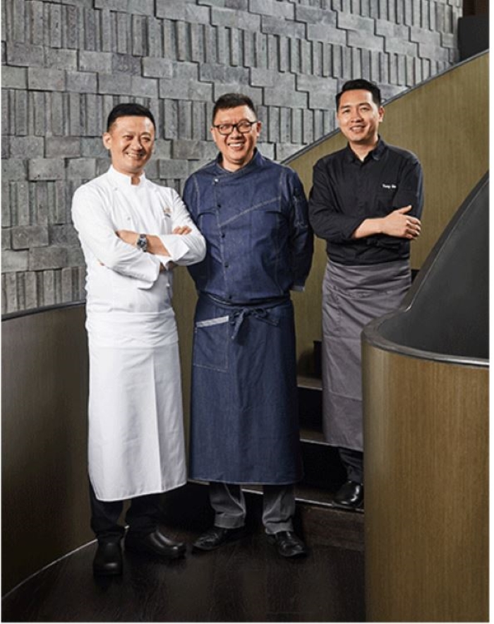 叶剑、徐存贵、李冬三位主厨