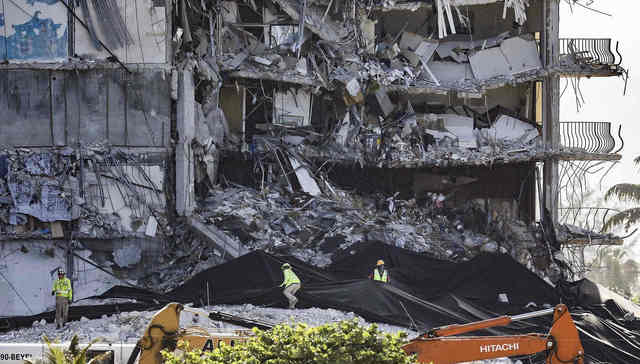 迈阿密坍塌公寓被爆破拆除，10天未救出1人仍有120人失踪