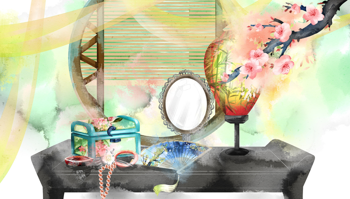 《红楼梦》中的镜屏想象