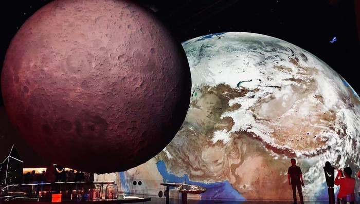 天文馆，上海，滴水湖，月球