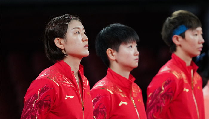 中国军团 | 陈梦、孙颖莎和王曼昱携手夺金，中国女乒完成奥运四连冠