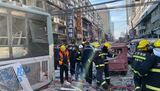 沈阳饭店爆炸区域正进行燃气管网改造，消防曾称疑似燃气爆炸