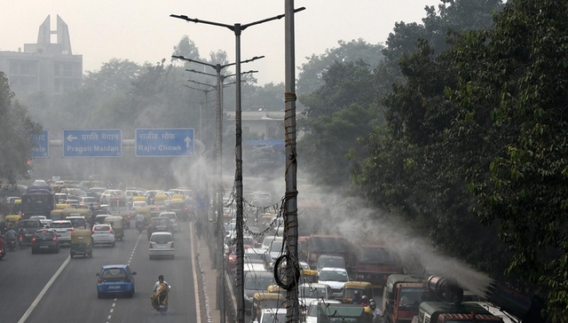 印度,新德里,空气污染