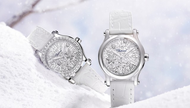 萧邦霜花钻石腕表诠释浪漫冬日，罗杰杜彼与纹身家合作改造经典丨当周腕表